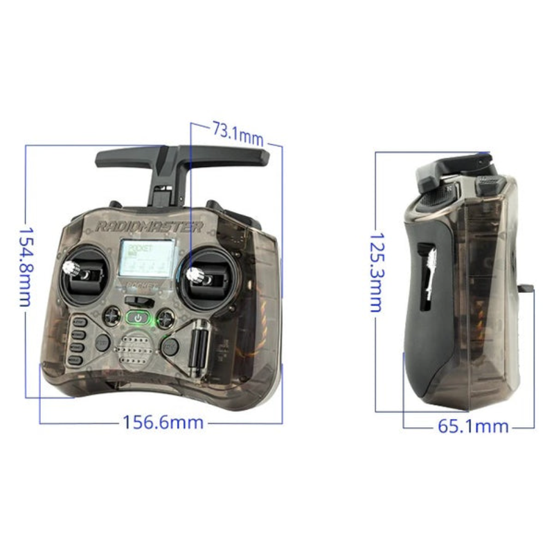 ELRS FCC Mode 2 Mesh Case Tran - Radiomaster Pocket Elrs M2 review and price